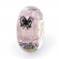Preview: Soft Old Pink Butterfly Monroe - Elfbeads Glas